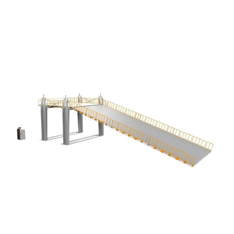 测试机器人最大斜坡角度设备试验台